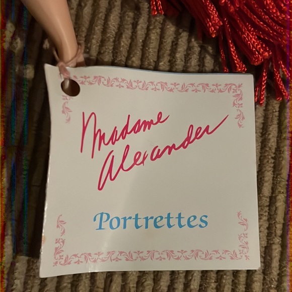 Madame Alexander Flapper Doll Blonde with Red Dress Made in U.S.A. - Picture 9 of 12